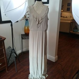 ALYX Maxi Dress. Taupe. Sz.16
